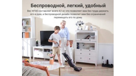Вертикальный пылесос iLife W100