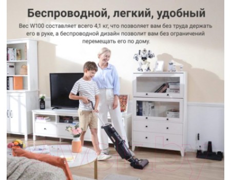 Вертикальный пылесос iLife W100