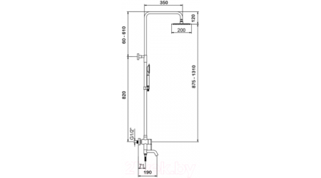 Душевая система Wisent W3502