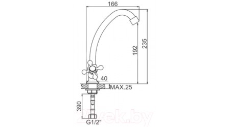 Смеситель Wisent W4965 