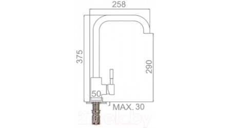 Смеситель Wisent W4998-4-21 