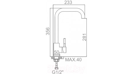 Смеситель Wisent W4998-4-U 
