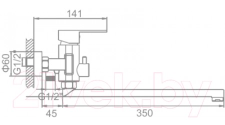 Смеситель Wisent W72216 