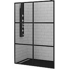 Душевая стенка RGW WA-11-B / 32101111-84 (110x200, прозрачное стекло/черный)