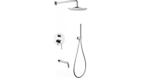 Душевая система Abber Wasser Kreis AF8117 (хром)