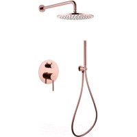 Душевая система Abber Wasser Kreis AF8118RG (розовое золото)