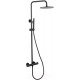 Душевая система Abber Wasser Kreis AF8160B (черный матовый)