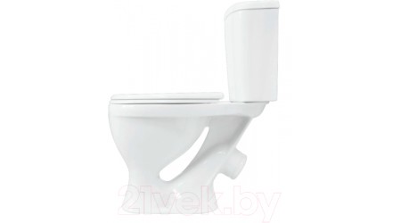Унитаз напольный Sanita Luxe Формат WC.CC/Format/1-P/WHT.G/S1 (с сиденьем)