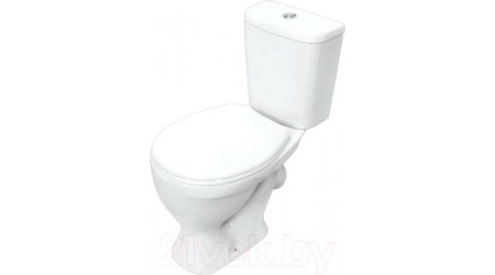 Унитаз напольный Sanita Luxe Формат WC.CC/Format/1-P/WHT.G/S1 (с сиденьем)