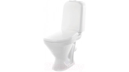 Унитаз напольный Sanita Самарский WC.CC/Samarsky/1-P/WHT.G/S1 (с сиденьем)