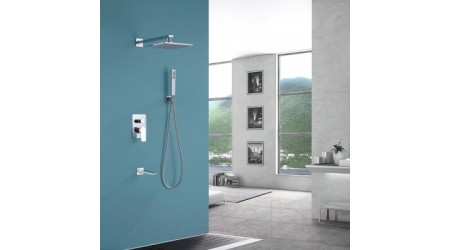 Душевая система Abber Weiss Insel AF8017W (белый)