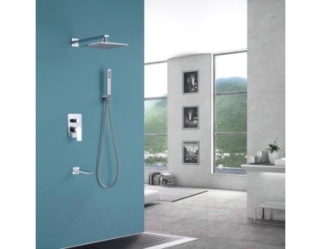 Душевая система Abber Weiss Insel AF8017W (белый)