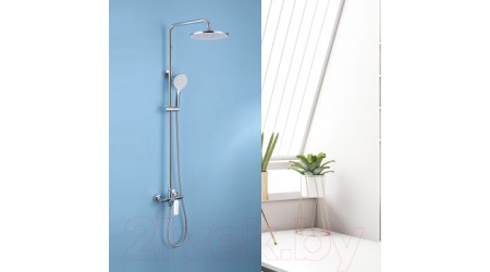 Душевая система Abber Weiss Insel AF8020 (хром)