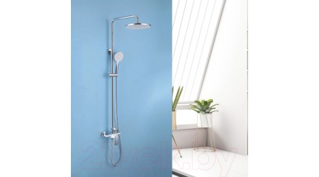 Душевая система Abber Weiss Insel AF8020W (белый)