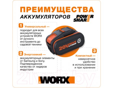 Мойка высокого давления Worx WG620E