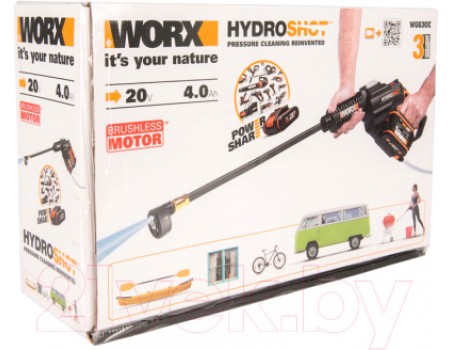Мойка высокого давления Worx WG630E.9 (без АКБ и ЗУ)