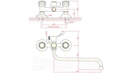 Смеситель Zollen Wolfsburg WO62420441 