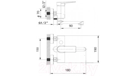 Смеситель Wisent WP30225 