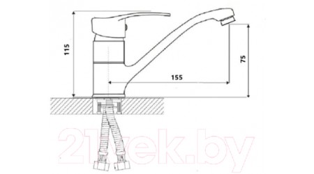 Смеситель Wisent WP45240-2 