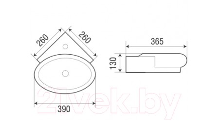 Умывальник WeltWasser WW Aisbach 5010