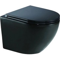 Унитаз подвесной WeltWasser WW Merzbach 041 MT-BL (черный матовый)