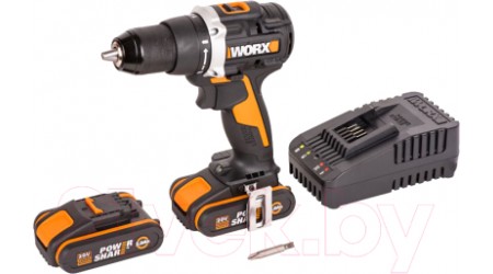Аккумуляторная дрель-шуруповерт Worx WX102 (кейс)