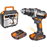 Аккумуляторная дрель-шуруповерт Worx WX183.1