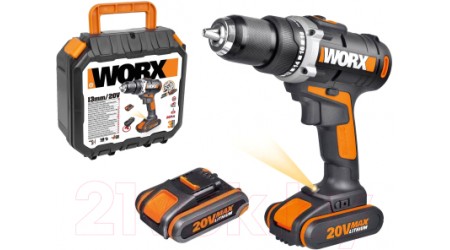 Аккумуляторная дрель-шуруповерт Worx WX183.1