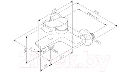 Смеситель AM.PM X-Joy F85A10000 