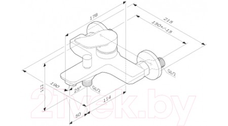 Смеситель AM.PM X-Joy F85A10022 