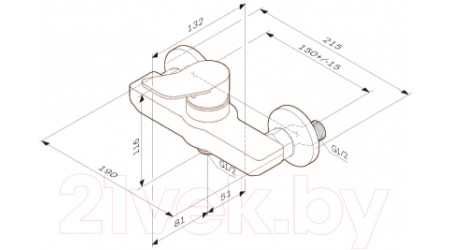 Смеситель AM.PM X-Joy F85A20022 