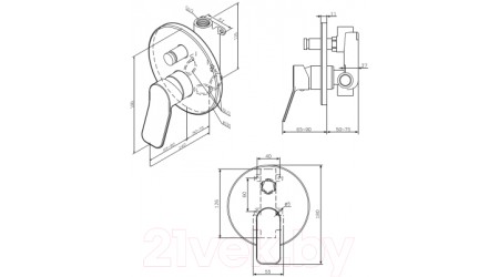 Смеситель AM.PM X-Joy F85A45000 