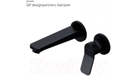 Смеситель AM.PM X-Joy F85A72622 (черный) 