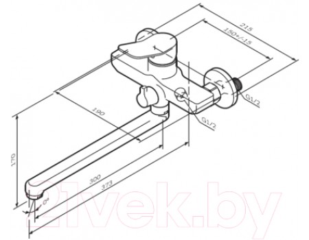 Смеситель AM.PM X-Joy F85A90000 