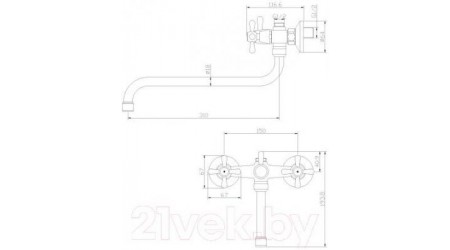 Смеситель Rossinka Silvermix Y02-82 