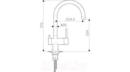 Смеситель Omoikiri Yamada-DC (4994229) 