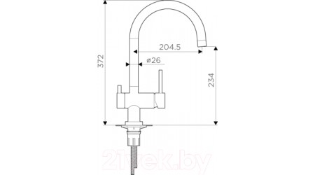 Смеситель Omoikiri Yamada-WH (4994227) 