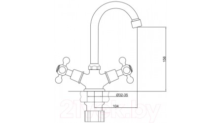 Смеситель Gross Aqua Yota 6088039C-B06 
