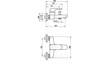 Смеситель Slezak RAV Yukon YU154.5 