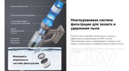 Вертикальный пылесос Dreame Z10 Station Cordless Vacuum Cleaner / VPV17A