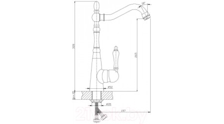 Смеситель Rossinka Silvermix Z35-20U 