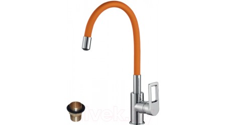 Смеситель Rossinka Silvermix Z35-35U (оранжевый) 