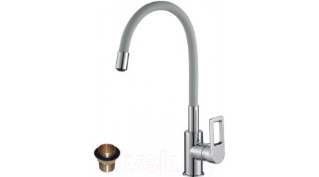 Смеситель Rossinka Silvermix Z35-35U (серый) 