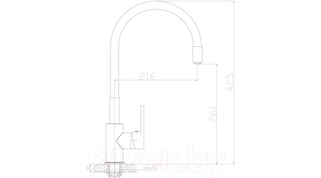Смеситель Rossinka Silvermix Z35-35U (серый) 