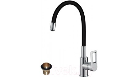 Смеситель Rossinka Silvermix Z35-35U (черный) 