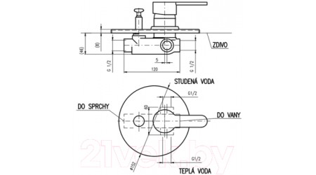 Смеситель Slezak RAV Zambezi ZA086K 