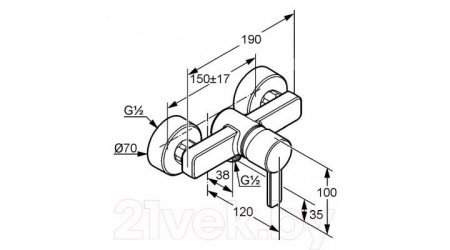 Смеситель Kludi Zenta 388700575 