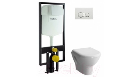 Унитаз подвесной с инсталляцией VitrA Zentrum / 9012B003-7206
