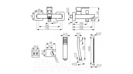 Смеситель Ferro Zicco BZI11 