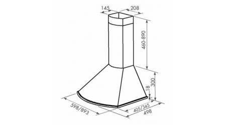 Вытяжка купольная ZORG Лео M (Bora) 750 (60, Beige)